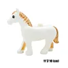 Big Size Building Blocks Animal Accessorie Compatible Duplo Rabbit Fish Bear Chicken Pig Duck Dog Cat Horse Cow Sheep Toys Gifts 2