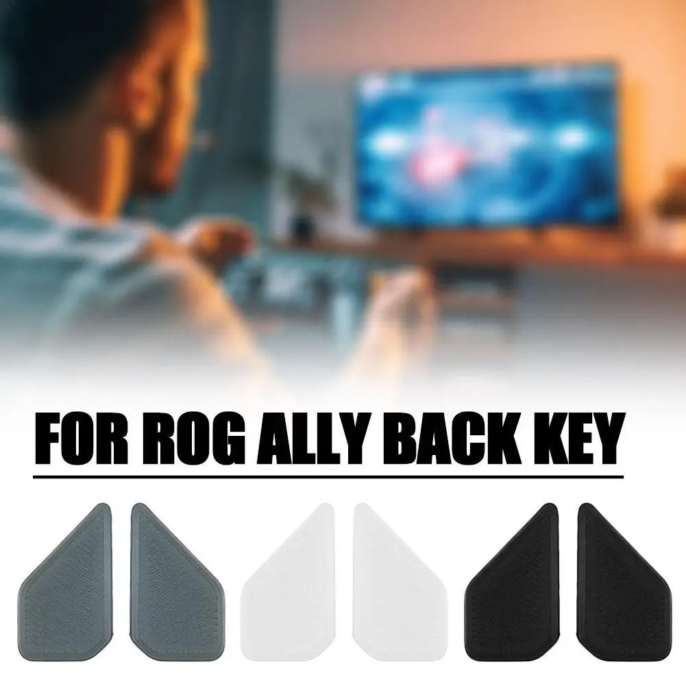 

Back Button Flat Design For Rog Ally Handheld Game Consoles 3D Printing Back M1 M2 Flat Buttons Comfortable Feel Easier to Grasp