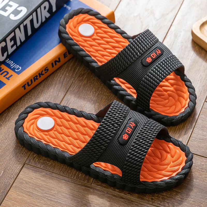 

New style bathroom home slippers, indoor non-slip soft bottom, hotel home lover female cute sandals and slippers