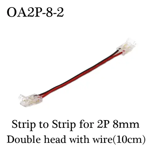 COB LED Wire Connector 5 8 10mm Connection Solderless Mini Buckle FCOB RGB CCT LED Strip Lights 2 3 4 Pin Connector With Wire - Image 18