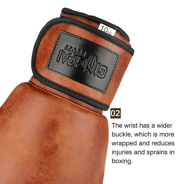 60575-692a81.jpg Retro Color Adult Kids Women/Men Boxing Gloves Pu Leather MMA Muay Thai Boxe De Luva Mitts Sanda GYM Equipment 6 8 10 12OZ Boks