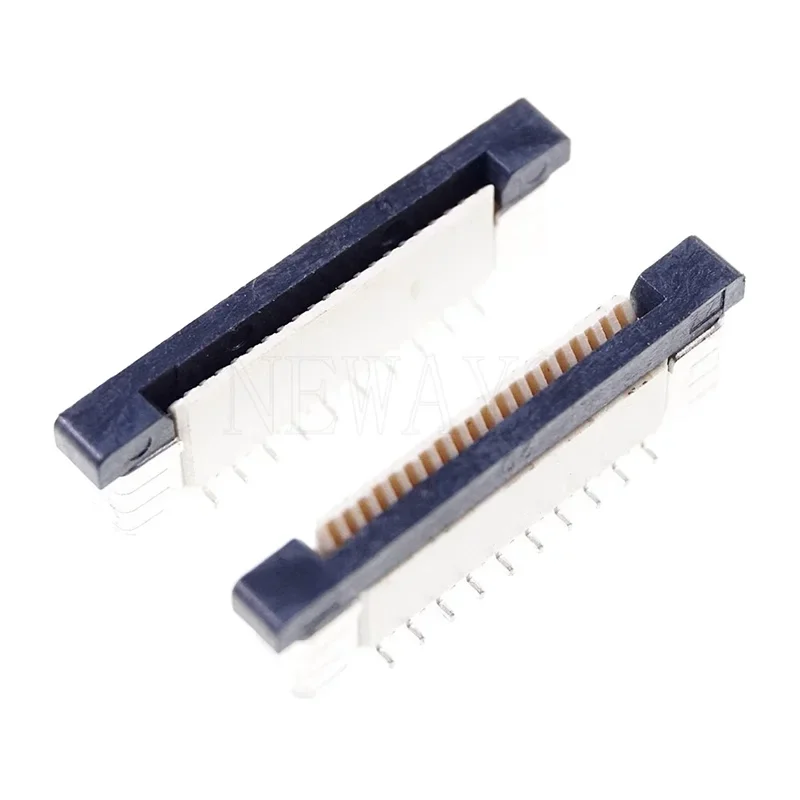 FFC FPC socket 0.5mm 1.0mm 4P/6/7/8/9/10/12/14/15/16/20/22/24/26/28/30/34/40/45/50/54/60 Pin Vertical Type Ribbon Flat Connector