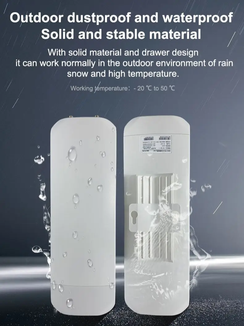 Cioswi-waterproof Home Wireless Wifi Router Outdoor 4g Dual Sim Card Ponto de Acesso Adaptador Poe 32 Usuário 300mbps - Imagem 5