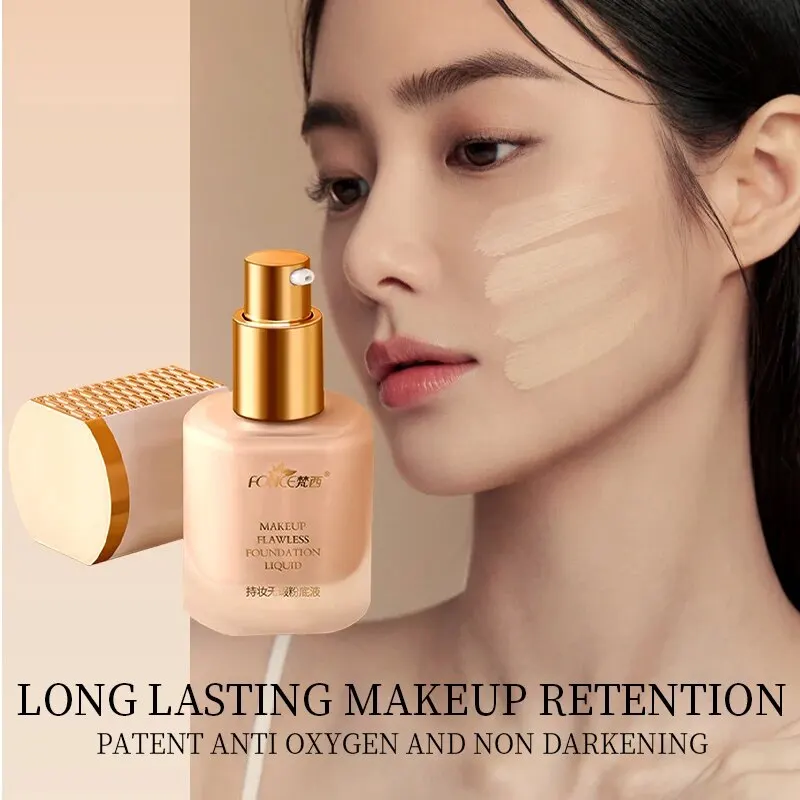 FONCE Waterproof and Long-lasting Makeup Foundation, Oil Control Concealer, Beautify and Brighten, BB Cream 30ml