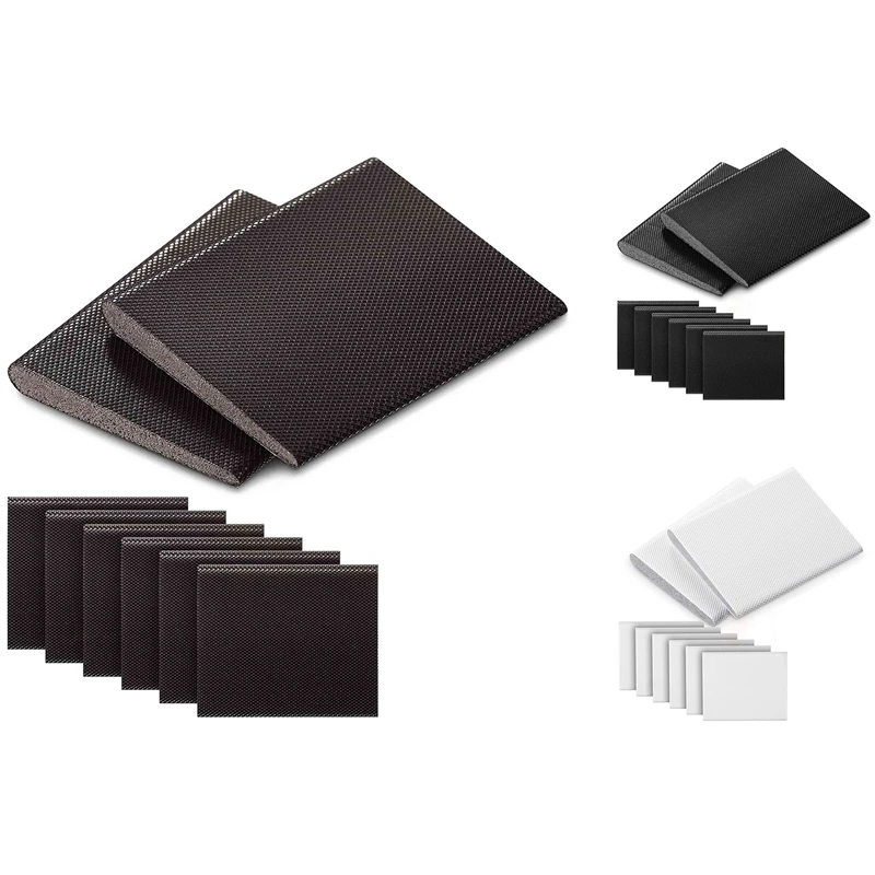 6 Pieces Self Adhesive Door Corner Seals, Weather Stripping Wedge Draft Stopper, Door Frame Seal