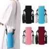 Water Bottle Cover Bag Pouch With Strap Neoprene Water Pouch Holder Shoulder Strap Black Bottle Carrier Insulat Bag