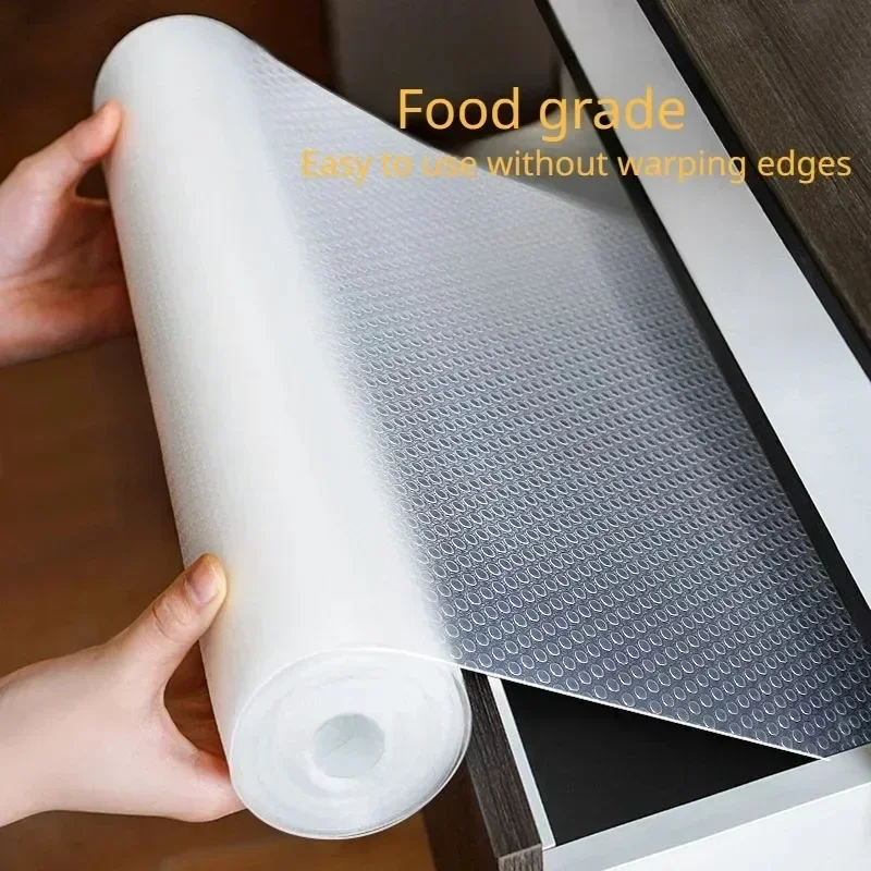 Drawer Liner Reusable Drawer Liners Washable Dustproof and Non-slip Placemats Kitchen Cabinet Mats Refrigerator Non-slip Liners Shelf Paper