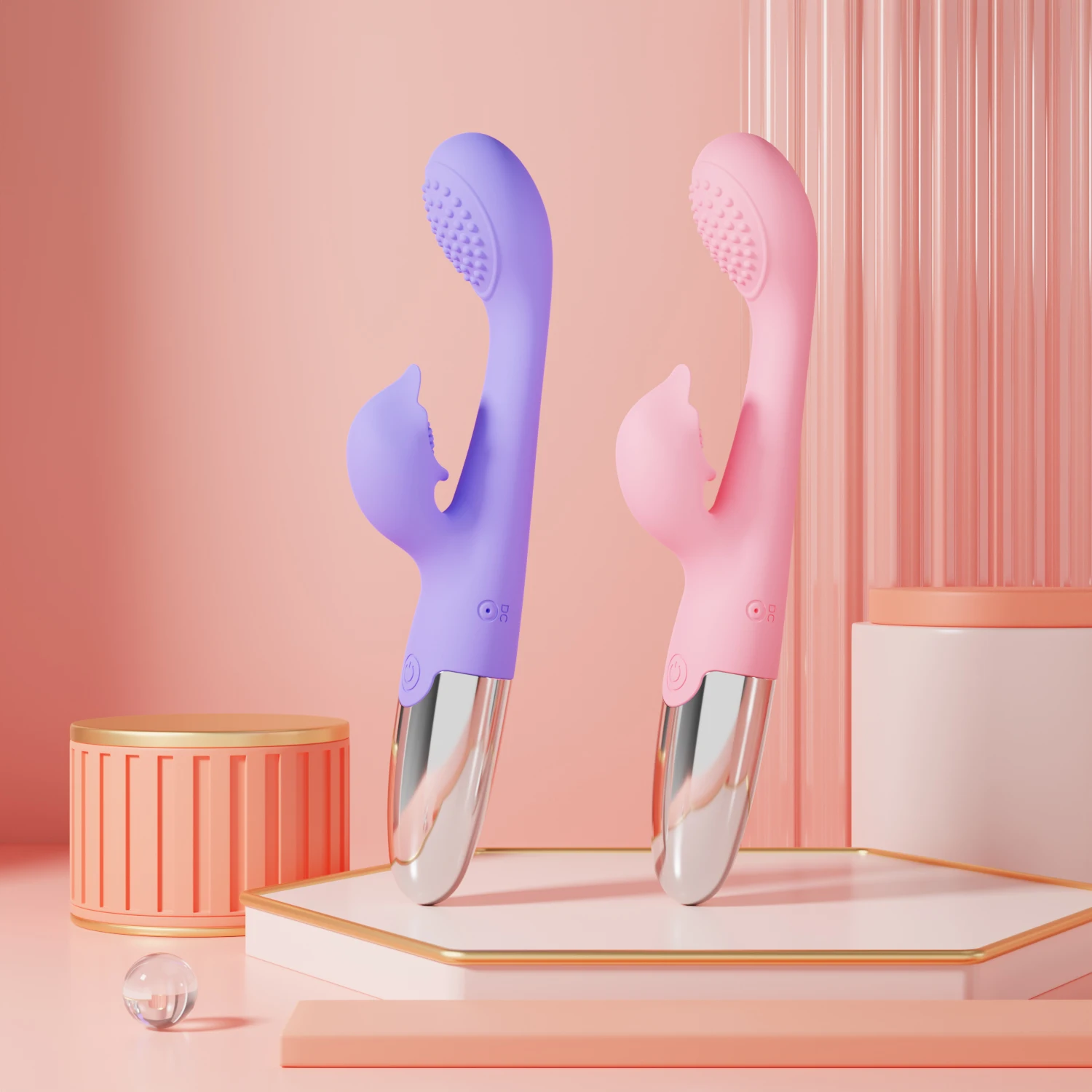 Vibratore delfino g-spot magic wand in silicone per donna_voghion.com