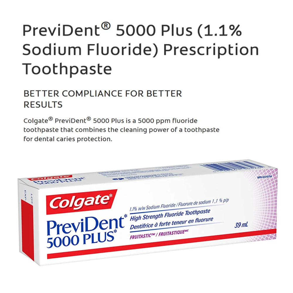 ColgatePrevident5000Toothpaste5000ppmHighFluoride11PlusTeeth