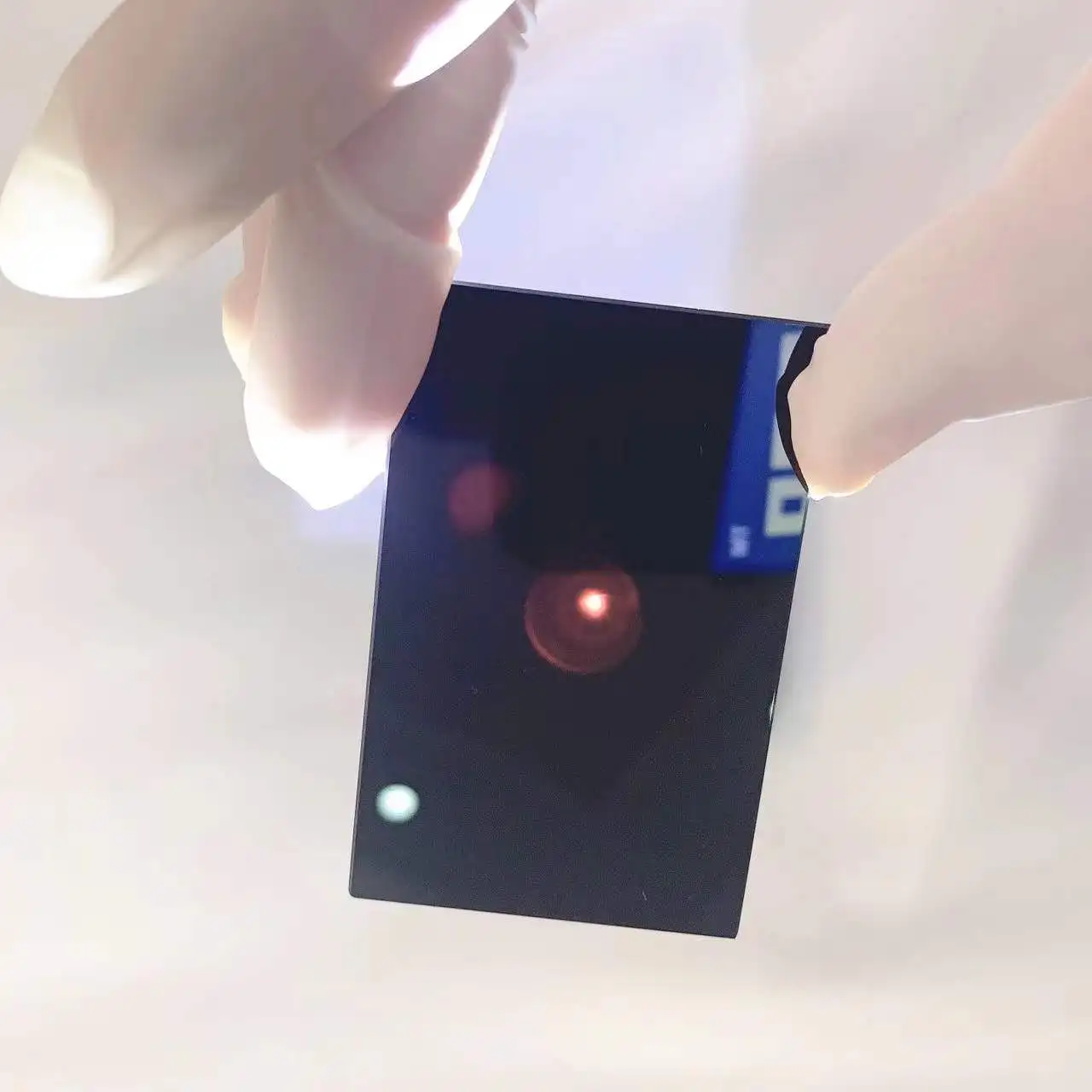 5개 총 크기 75x55x1mm 315nm UV 통과 광학 필터 유리 ZWB1