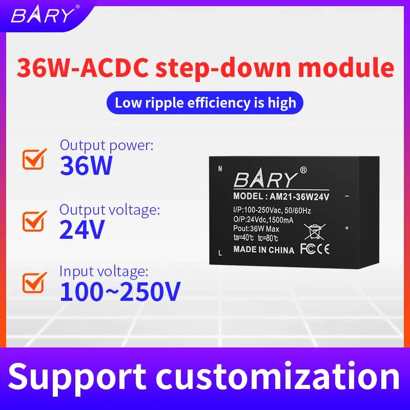 Am21-36W24V Buck Power Supply Module110V 220V A 12V 3A 24V 1.5A 36W Acdc Uscita Segnale 24V 1.5A Ac Mini