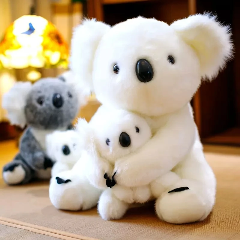 Tanio Super słodki wysokiej symulacji koala niedźwiedź lalka pluszowa zabawka