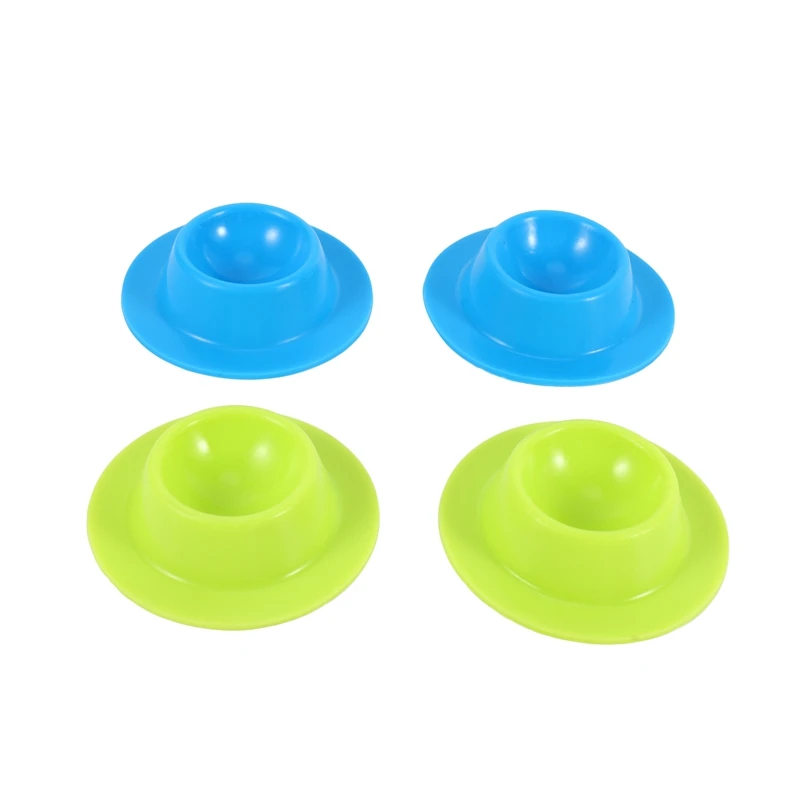 

4 Pcs Silicone Egg Cups In Modern Design Holders Set Serving Kitchen Boiled Eggs Breakfast(Random Color)