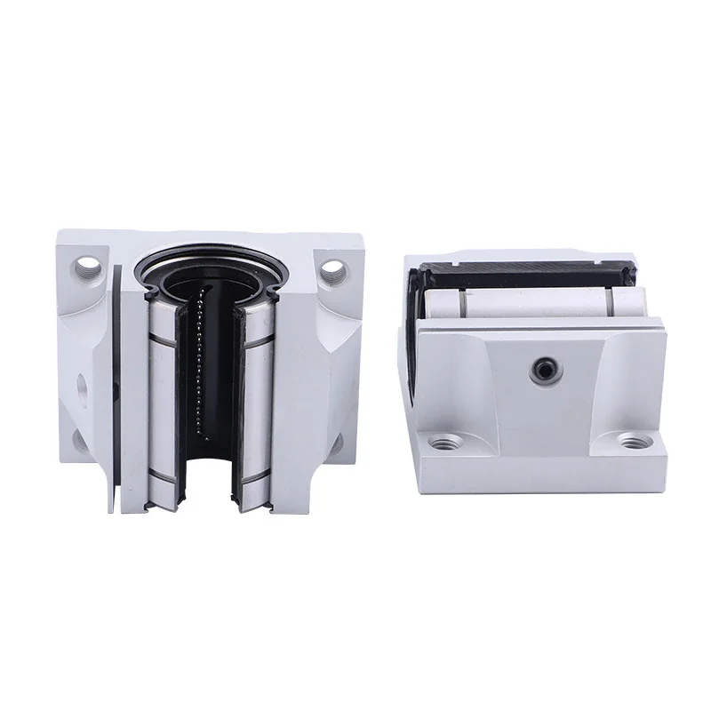 Description Picture 4 of item1pc TBR16UU TBR20UU TBR25UU TBR30UU 16mm Linear Guide Rail Opening Slider Bearing for CNC Router 3D Printer Parts Linear Rail