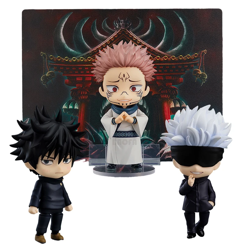 #1834 Jujutsu Kaisen Anime Figure Ryomen Sukuna Action Figure #1528 Gojo Satoru/#1506 Fushiguro Megumi Figure Doll Toys 10Cm