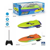 Mini RC Boat High-Speed Remote Control Boats Child Model Water Racer RC Boats Kids Boys Outdoor Pool Toys Gifts for Boy Adults 5