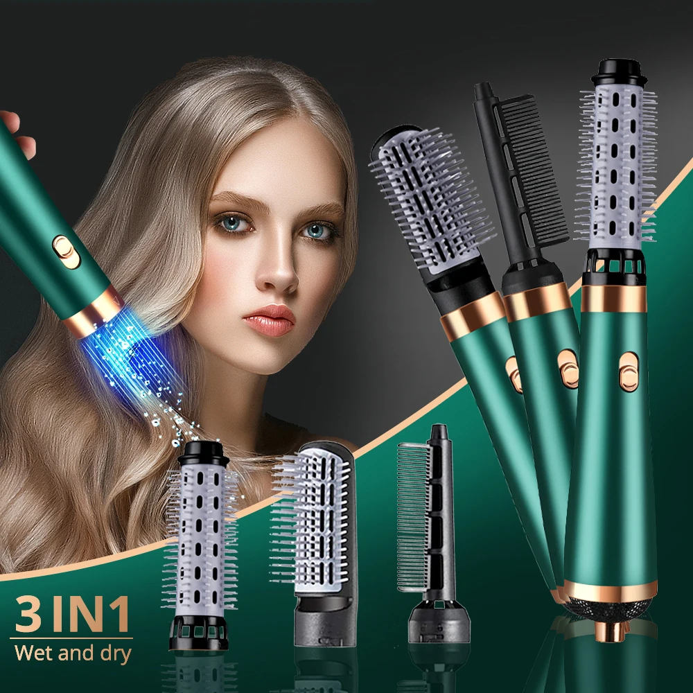 Hair Curler Straightener Comb Curls | Hair Dryer Brush 3 1 Straightener -  1200w Hair - Aliexpress