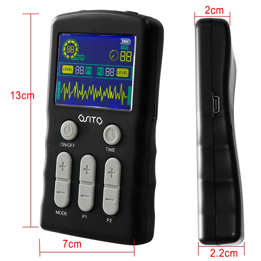 Stimolatore Muscolare Elettrico TENS EMS con 25 Modalità Regolabili - immagine 2