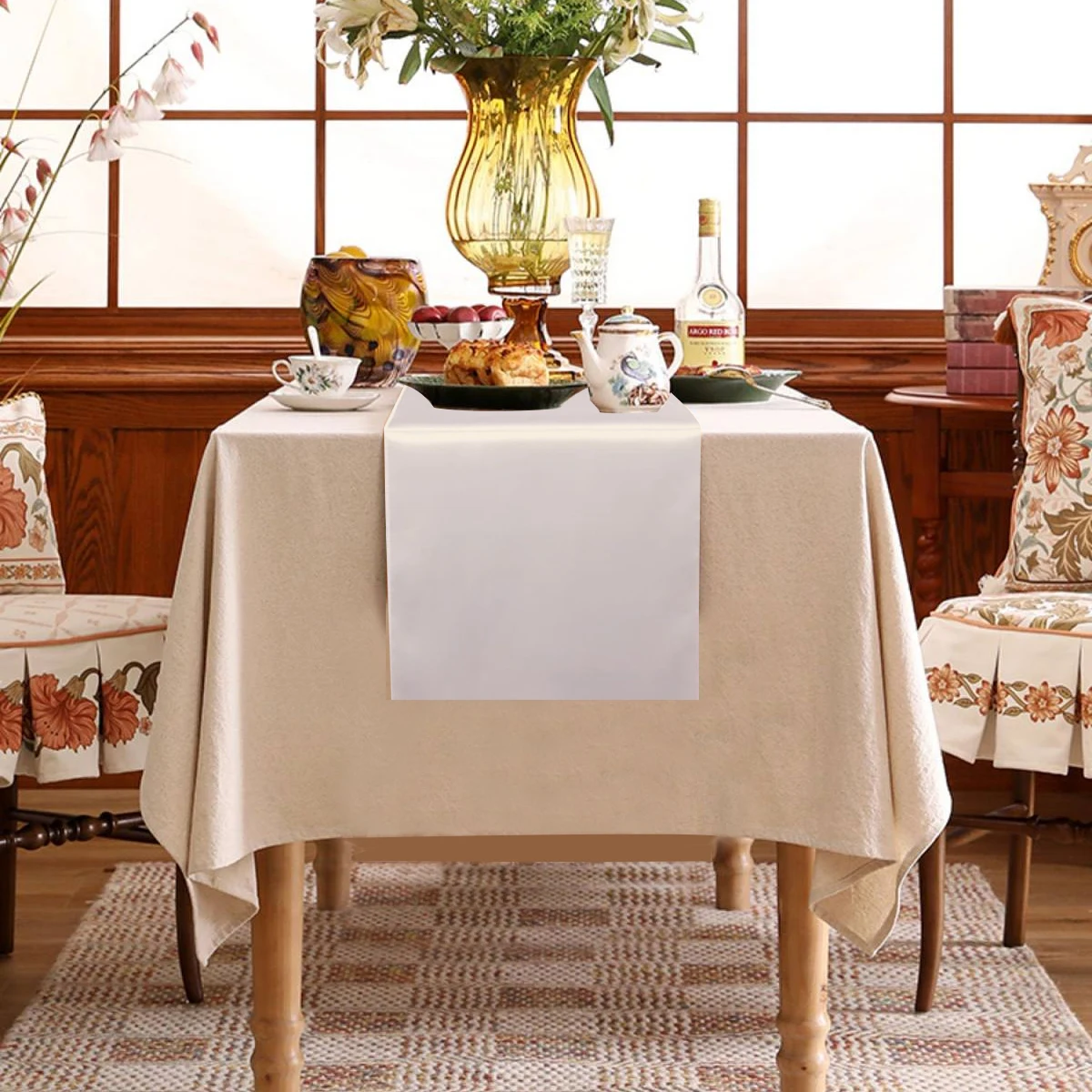 

36 piece ivory table runners For Wedding