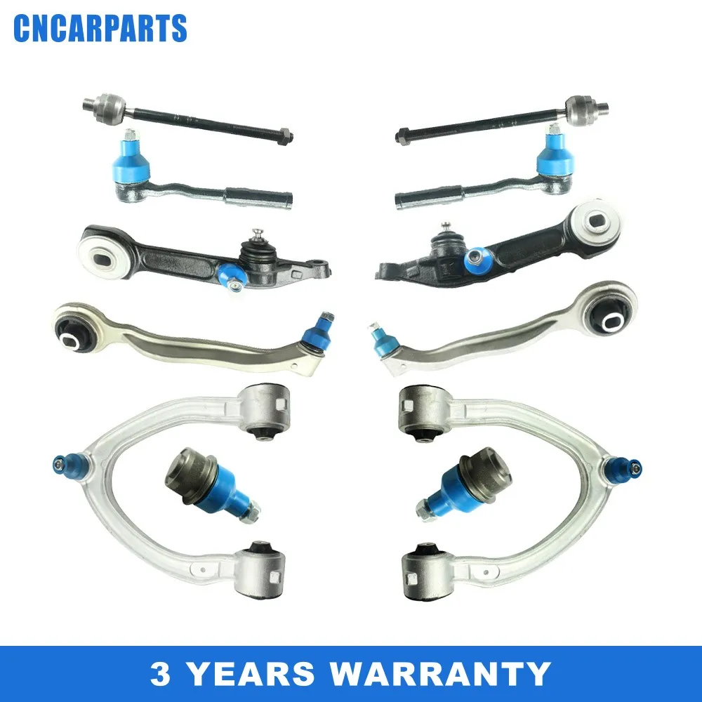 12pcsFrontUpperLowerControlArmballjointRackendKitFitforMercedesW220S320.jpg