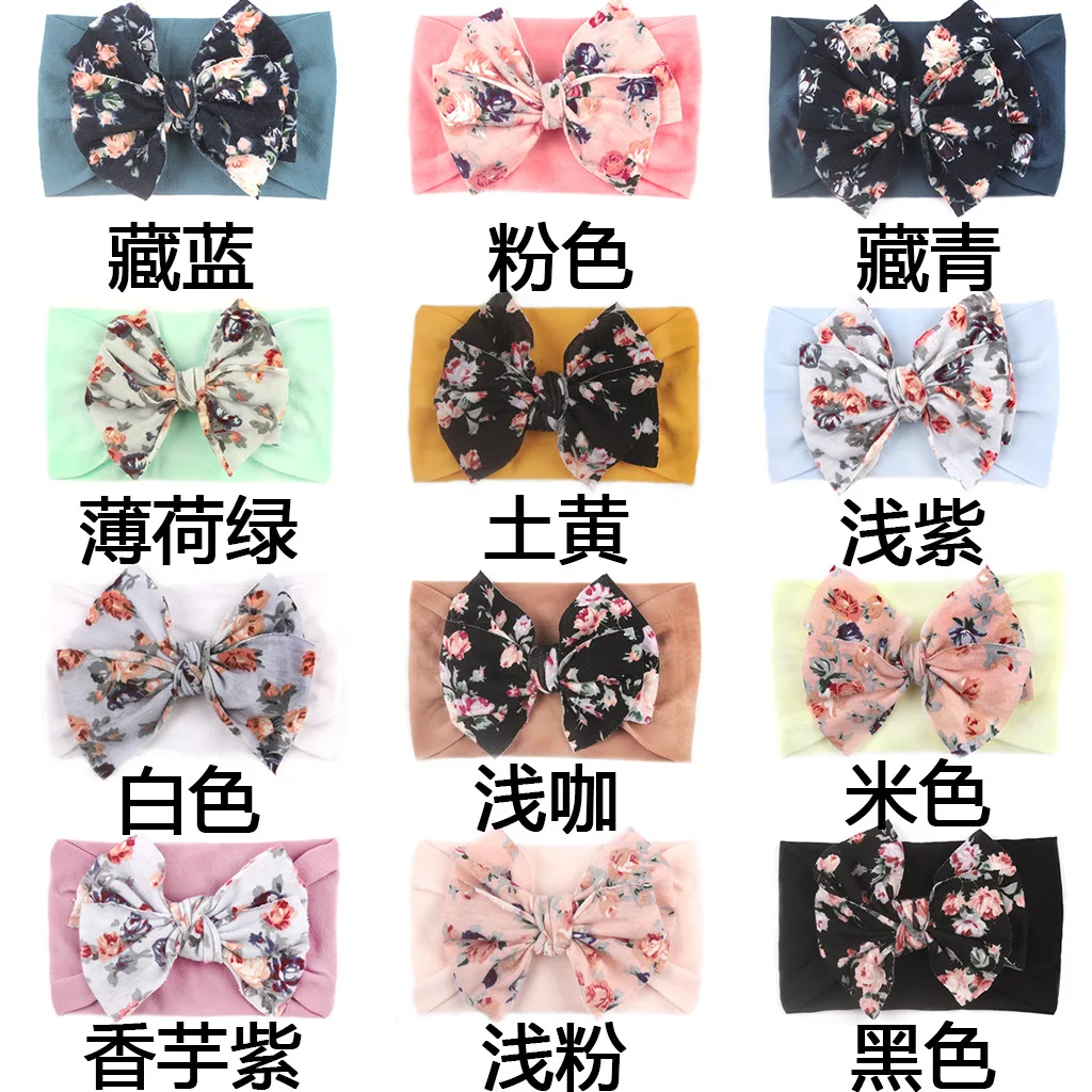New Desgin Headband for Girls Cute Rabbit Ears Headbands Soft Stretch Knit Hair Bands Baby Hairbohemian Hair Accessories hair bands hair accessories hair headband accessories baby headband set