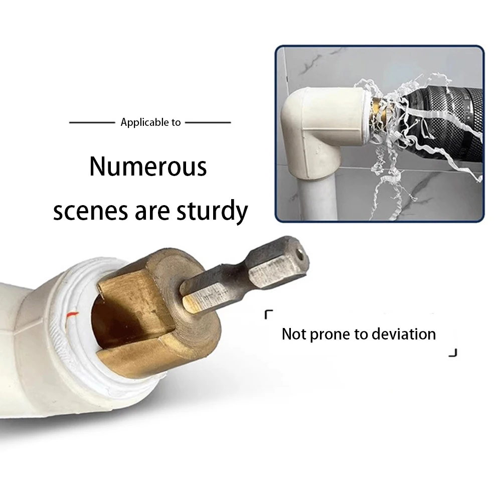 6.35mm Hexagonal Shank PPR Lifting Drill Bit Step Drill Water Pipe Expansion Drill Bit Water Pipe Connection Tool