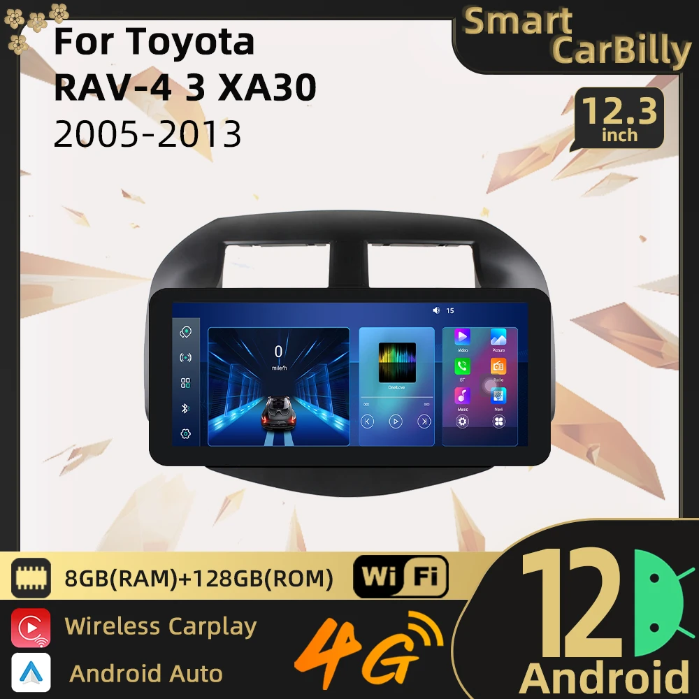 Car Radio for Toyota RAV 4 RAV4 3 XA30 2005 2013 2 Din Android Stereo
