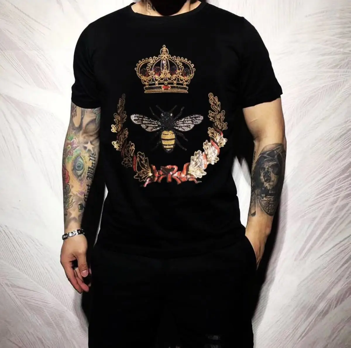 

PLEIN new Punk For design Men Hot Mens Street Fashion HOT Drill ullover brand PP T-shirts 056