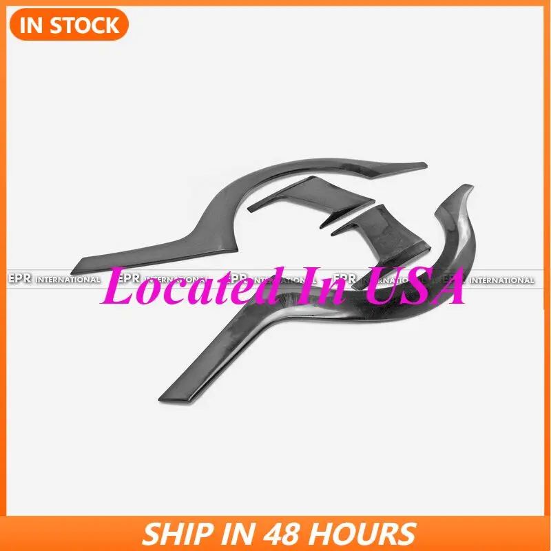 Per Nissan R35 Gtr 08-17 Parafanghi Posteriori Con Puntine Paraurti Addon Frp Non Verniciato