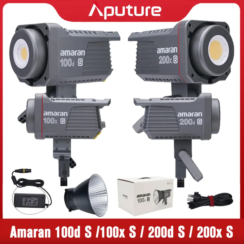 Смартфон Aputure Amaran 200X S 200D S 100X 100D S, стандартная цветовая температура 5600K, два цвета 2700-6500K, фотография, Bluetooth, управление через приложение