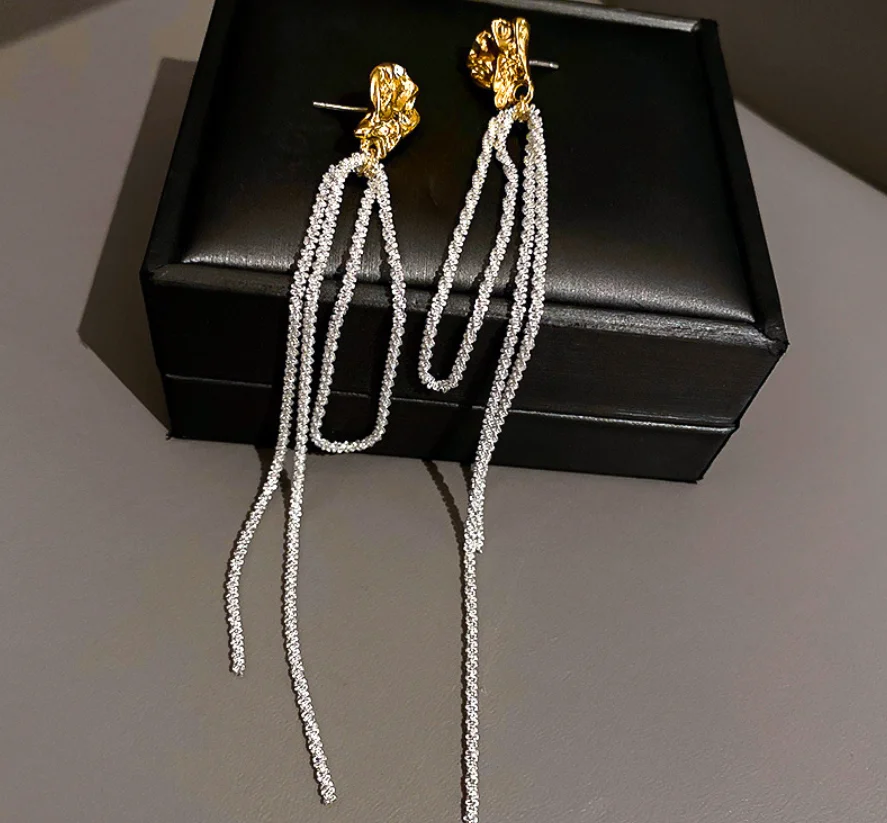 2022 new trend Simple S925 silver needle alloy vintage elegant Earrings for women fashion Jewelry