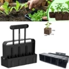 Black Gardening Manual Soil Block Maker Soil Blocker Garden Sowing Tool Suitable For Garden Soil Potted Plants Outdoor Plants 1