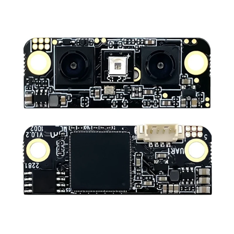 Smart Access Face Recognition Module Accessories FR1002 3D Infrared Binocular Camera Live Body Detection Serial Communication