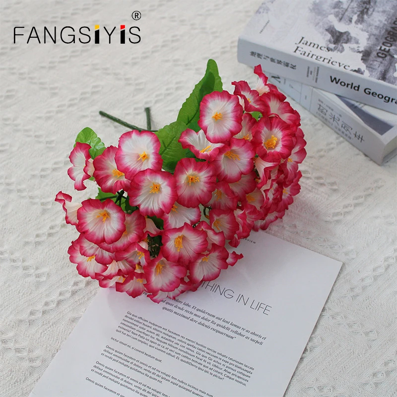 28/35Cm Simulazione Di Gloria Mattutina Petunia Wedding Home Decor Fiori Artificiali Piante Vite Indoor Outdoor Garland Garden Decor