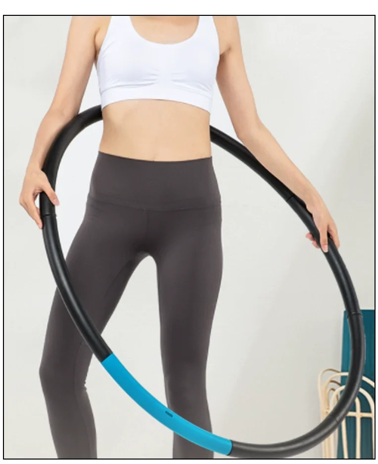 Adjustable Detachable Fitness Hoop for Waist Exercise Equipment for Weight Loss Fitness Circles