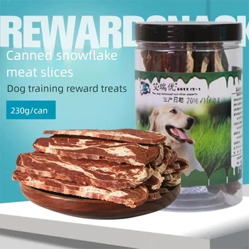 Dog Snacks Snowflake Beef Chicken Sliced Bears Teddy Small Dog Molar Calcium Training Reward Pet Snacks