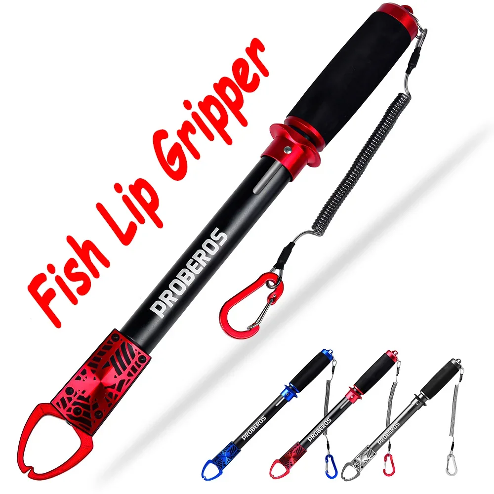 Fisch Lippen greifer 25cm Aluminium legierung Köder Fisch Controller große Fisch klemme Angel werkzeug Fisch zange lockt Fang Fisch Clip
