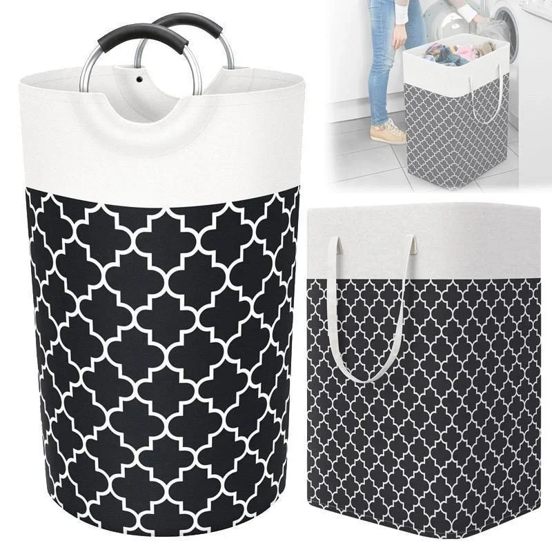 

Large Laundry Basket With Handles,Collapsible Waterproof Clothes Hamper And Storage Laundry Bin Clothes Bag Bedroom (75L/82L)