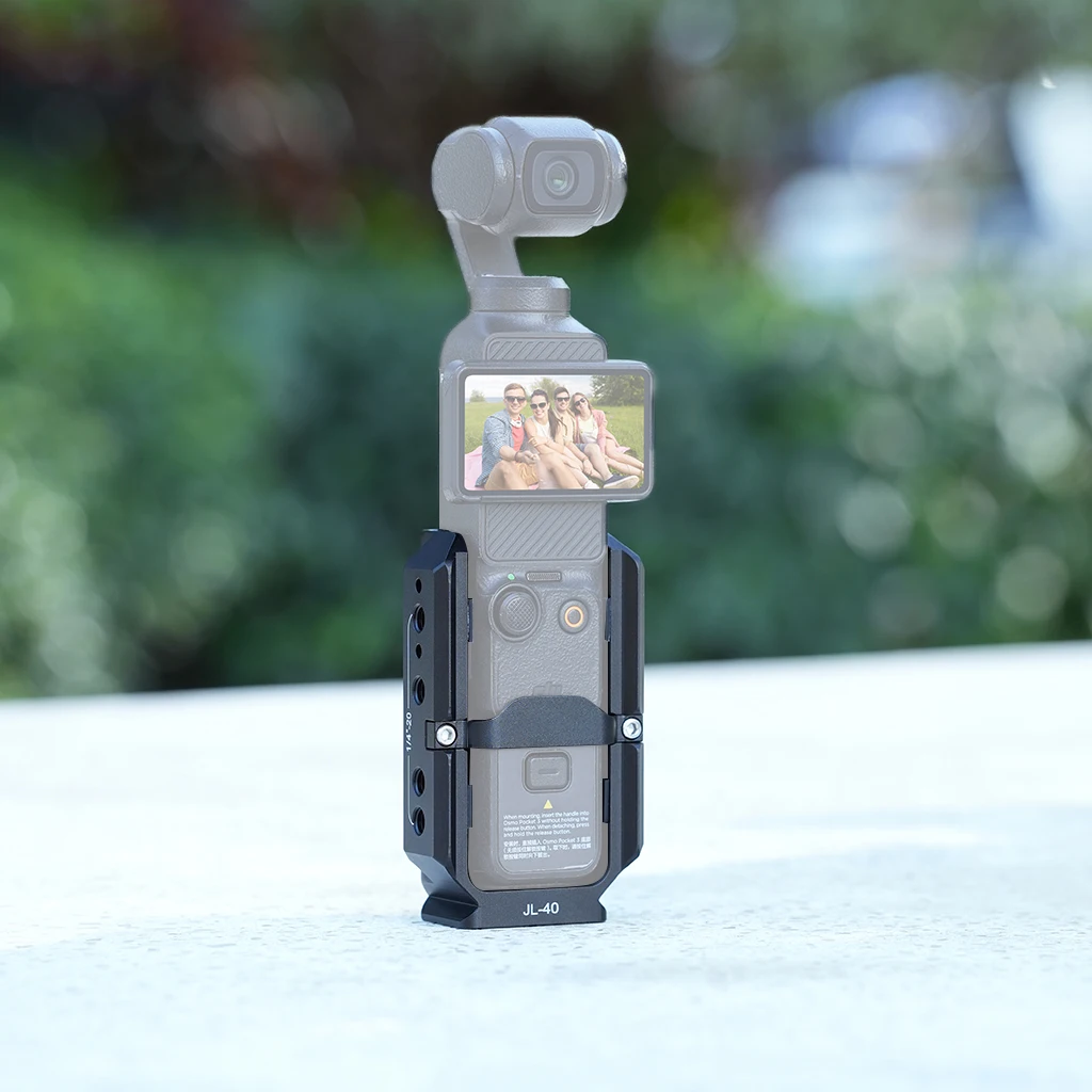 Metall-Verlängerungsrahmen für DJI Osmo Pocket 3, Käfig, Multifunktions-Erweiterungsgerät, Schnellverschluss-Halterung für Pocket 3-Gimbal-Kamera