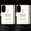 2Pcs Clear Back Side
