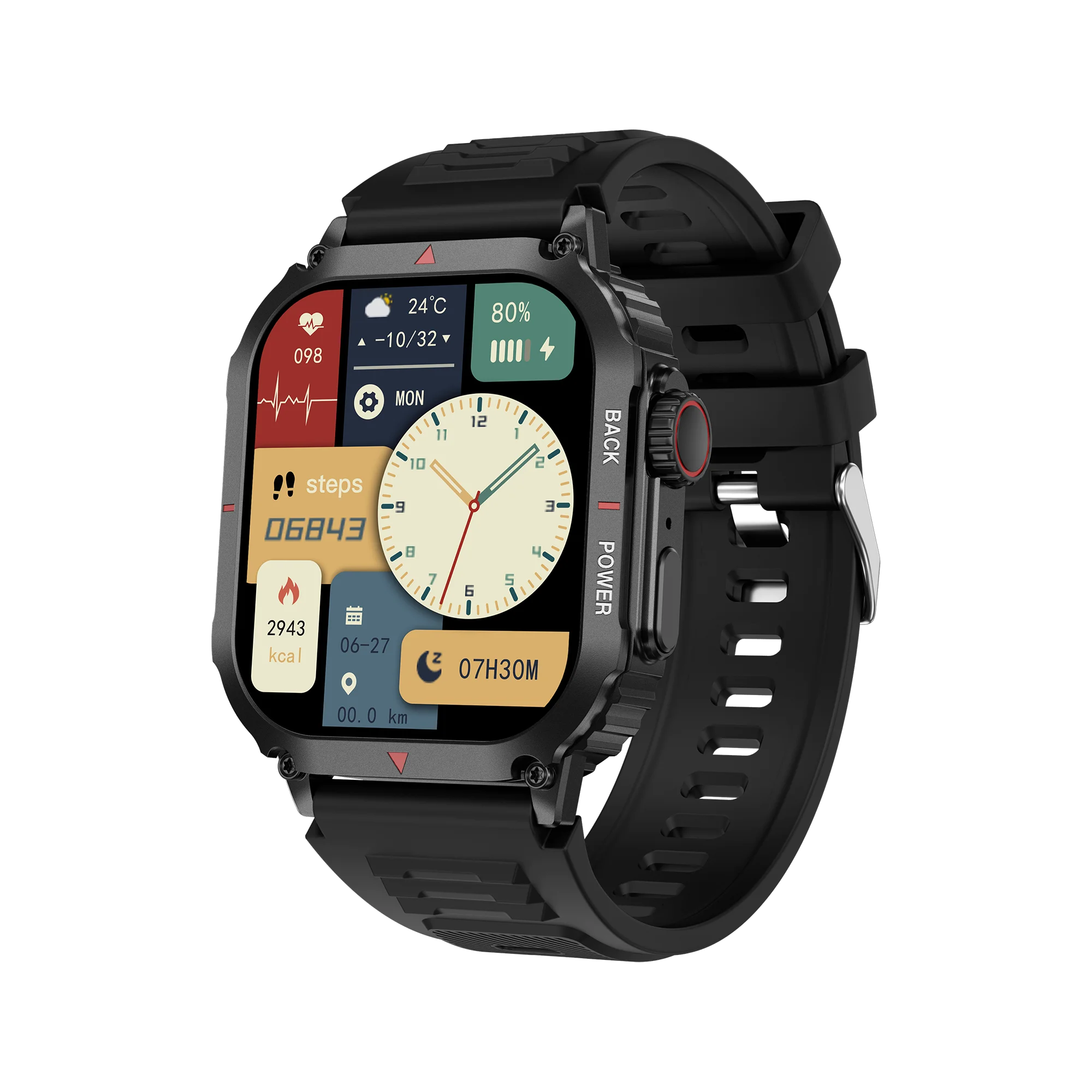 

KIWITIME DK66 Business Smart Watch Men Bluetooth Call Smartwatch IP68 Waterproof Watch Ultimate for Huawei IOS