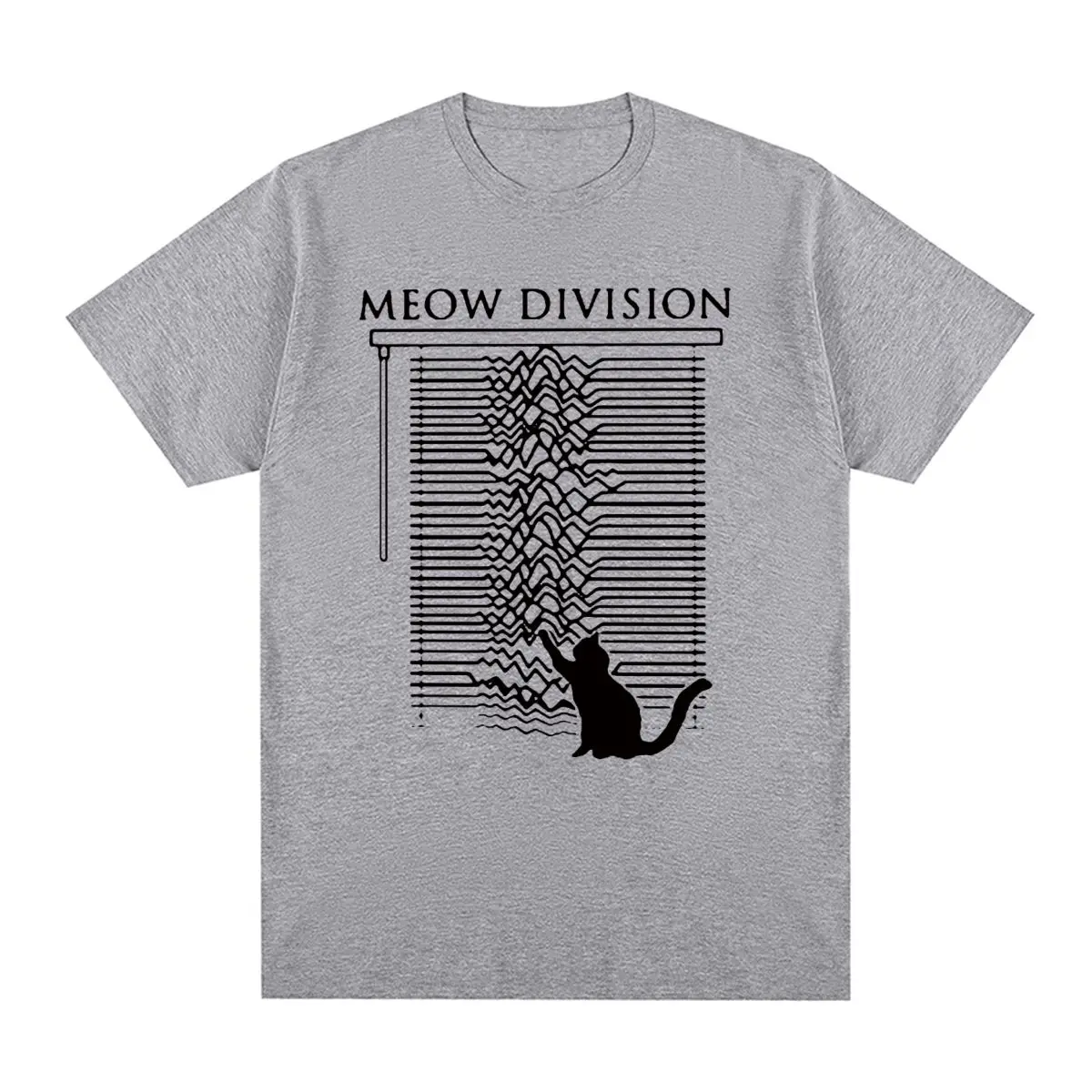 Joy Division Pleasure cat Vintage T-shirt Fashion 80s Post Punk Band Cotton Men T shirt New Tee Tshirt Womens Tops - AliExpress