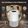 Purifiers for Home Large Rooms up to 1200ft², MOOKA H13 True HEPA Air Purifier for Bedroom Pets with Fragrance Sponge, Timer 2