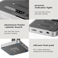 Blueendless Dual-Bay M.2 NVME SSD Clone M.2 NVme SSD reader 20Gbps USB3.2 Type C OFFline Clone Duplicator NVme PCIE Enclosure - Image 6