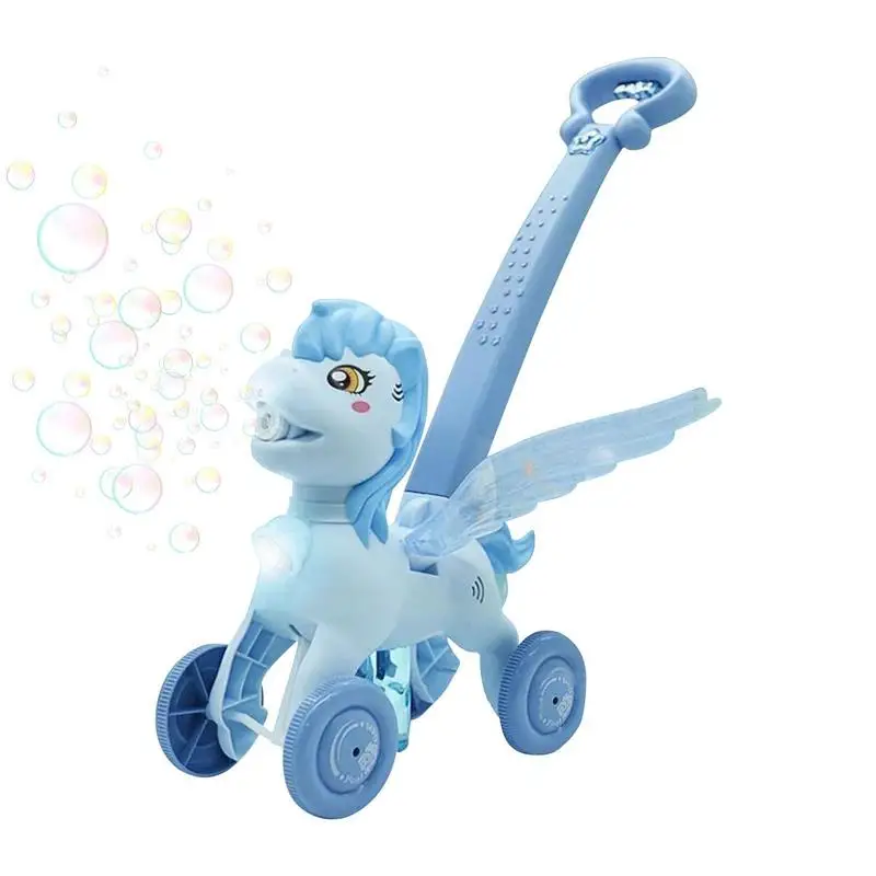 

Bubble Blower Lawn Mower Automatic Bubble Blower With Lights Kids Outdoor Child Summer Toys Bubble Mowing Cart Push Toys For