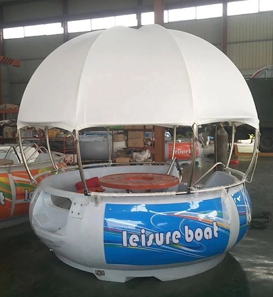 Multifunctional Outdoor water park ride equipment pedal bike electric bumper BBQ donut leisure barbecue party grill picnic Boat