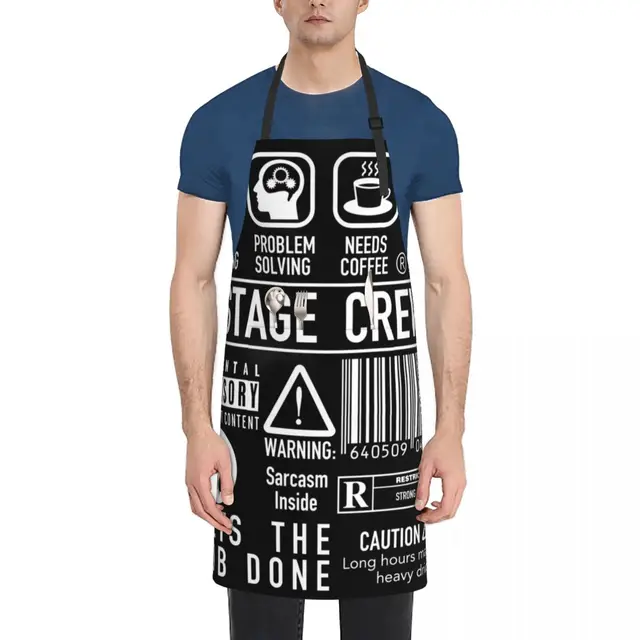 슈퍼 재밌는 무대 뒤의 비밀을 들여다보는 크루 백스테이지 테크 위크 앞치마