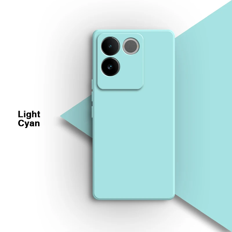 Enhanced Liquid Silicone Shockproof Phone Case with Global Lens Protection