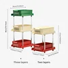 Multifunctional Coffee Tea Bag Storage Organizing Box - 2/3Layer Corner Desktop Rack with Drawer 3