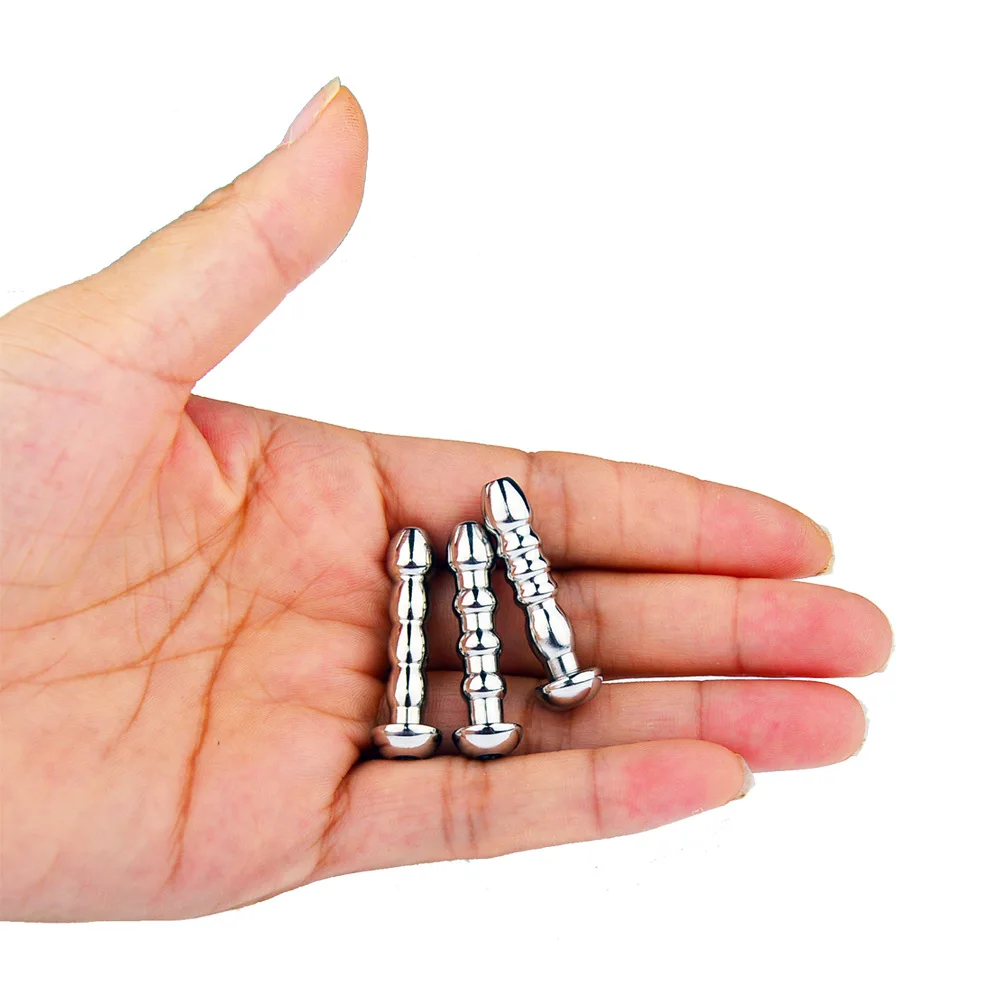 Penis Urethral Plug Stainless Steel Hollow Urethral Catheter Sounding Male Masturbation Adults Goods SM Sex Toys For Men